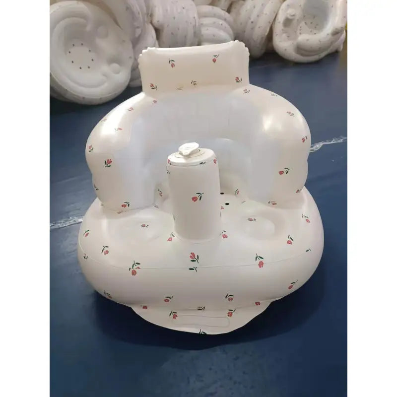 Bubble Seat Baby Buddy! 🛁 Inflatable Infant Chair for Bathtime & Mealtime - Portable, Safe & Waterproof