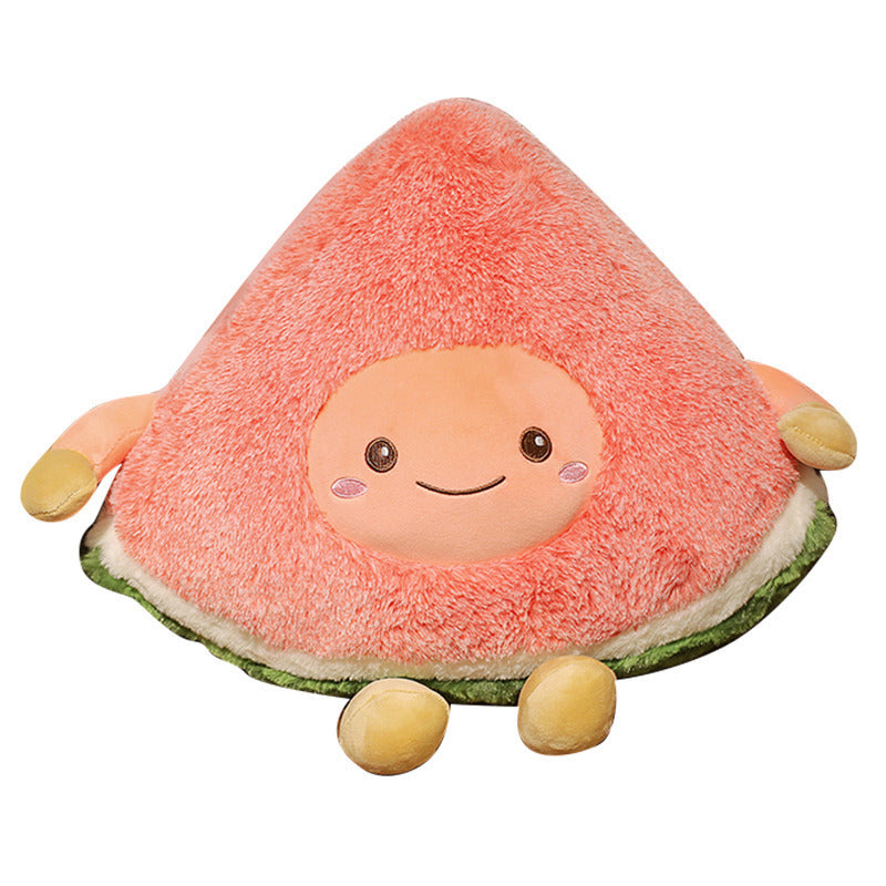 Fruit Fiesta Friends! 🍉🍒 Watermelon & Cherry Plush Toy Duo - Kawaii Fruit Stuffed Animals for Sweet Dreams